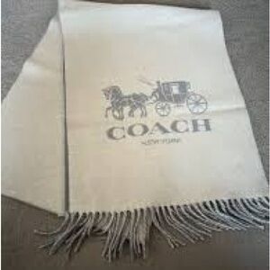 This is a Coach Horse and Carriage cashmere  muffler scarf  NWT
